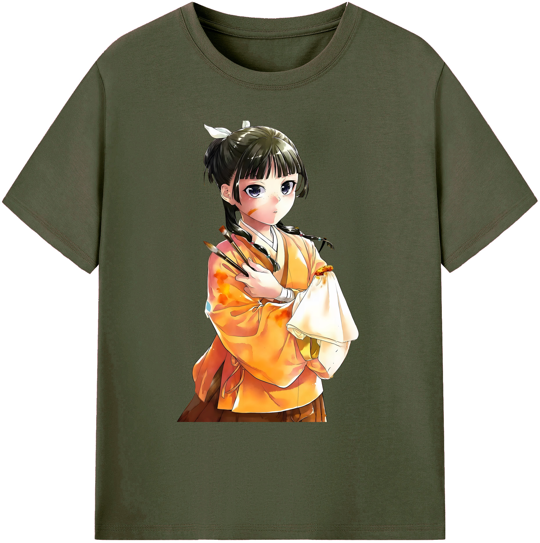 （画像用） 薬屋のひとりごと The Apothecary Diaries 綿100％ メンズ半袖Tシャツ｜肌触りやわらか＆通気性
